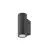SLV Helia Pro S Wandlamp Aluminium Antraciet 3W 350lm - 827 Zeer Warm Wit | Buitenverlichting - IP65
