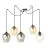 Emibig Hanglamp Level Staal Zwart | Geschikt voor 5x E27 - Max 15W