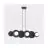 Emibig Hanglamp Model Staal Zwart | Geschikt voor 6x G9 - Max 8W