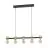 Eglo Hanglamp Chieveley Staal Zwart | IP20 - Geschikt voor 5x E27 