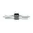 Eglo Wand en Plafondlamp Roncade 1 Staal Aluminium Zwart 21W 2800lm - 830 Warm Wit | IP20