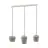 Eglo Hanglamp Cambaito Staal Geschuurd | IP20 - Geschikt voor 3x E27 