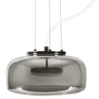 Ledvance Decor Glow Hanglamp Zwart 32W 2500lm - 830 Warm Wit | 380mm