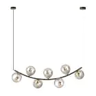 Emibig Hanglamp Ritz Staal Zwart | Geschikt voor 7x E14 - Max 10W
