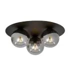 Emibig Plafondlamp Solar Staal Zwart | Geschikt voor 3x E14 - Max 10W