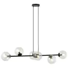 Emibig Hanglamp Rossi Staal Zwart | Geschikt voor 6x E14 - Max 10W