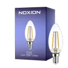 Noxion Lucent LED E14 Kaars Filament Helder 2.5W 250lm - 827 Zeer Warm Wit | Dimbaar - Vervangt 25W