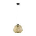 Eglo Hanglamp Dembleby Staal Zwart | IP20 - Geschikt voor 1x E27 